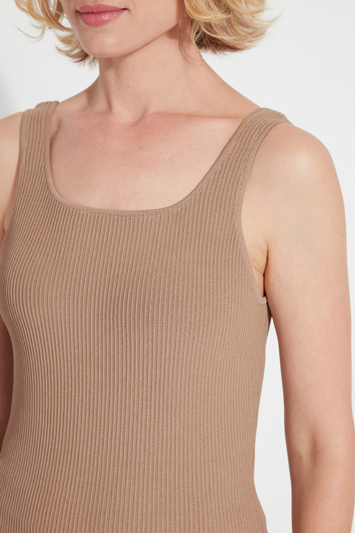 LYSSE | Avril Sculpt Tank-Tan