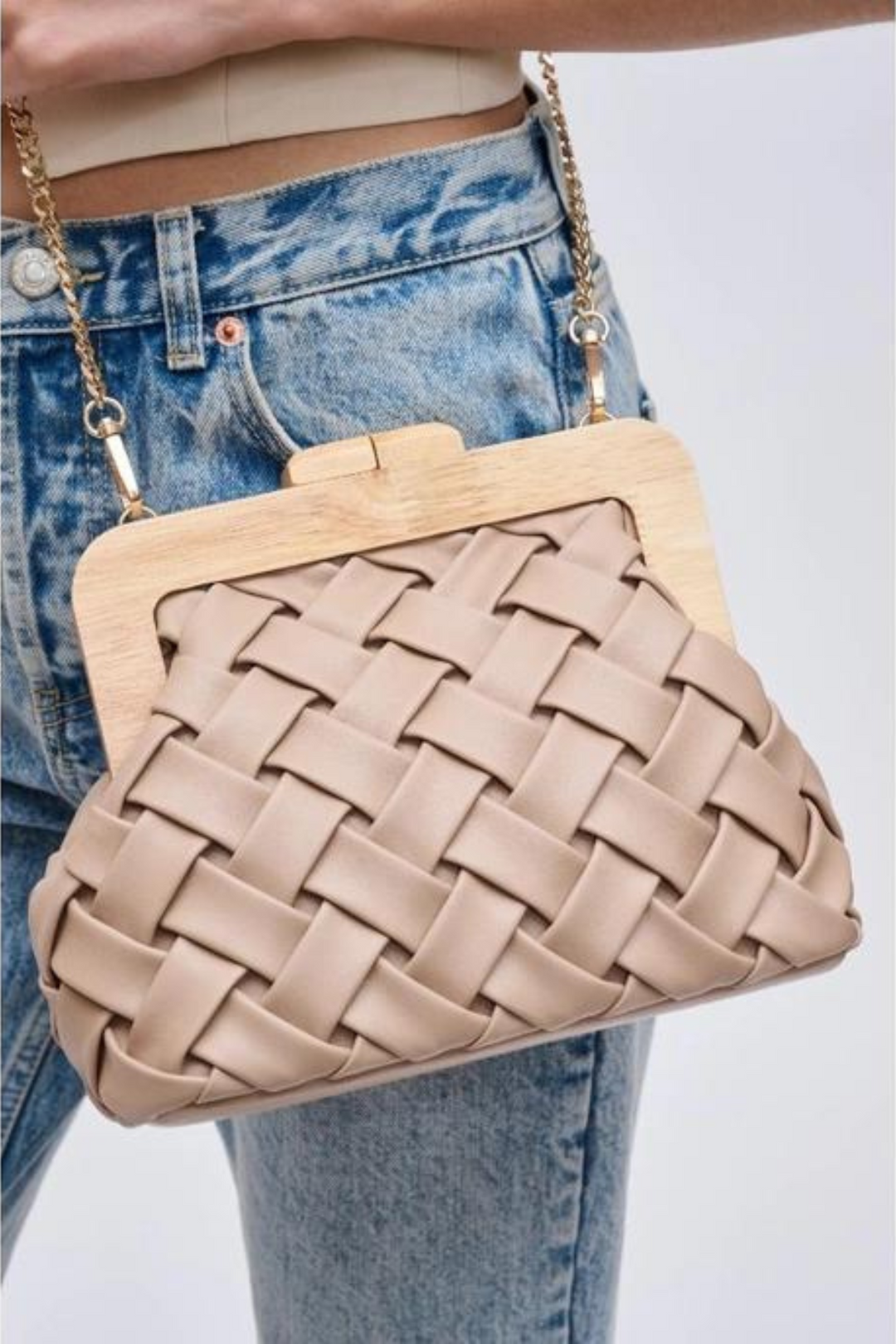 Libby Clutch- Natural