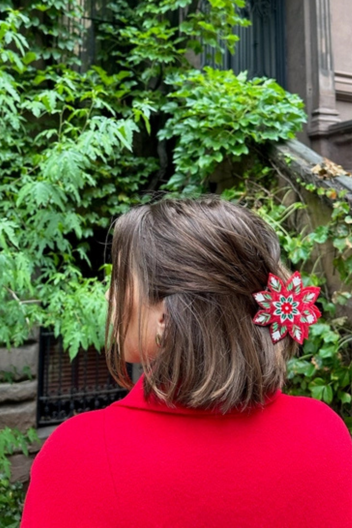 Holiday Flower Clip