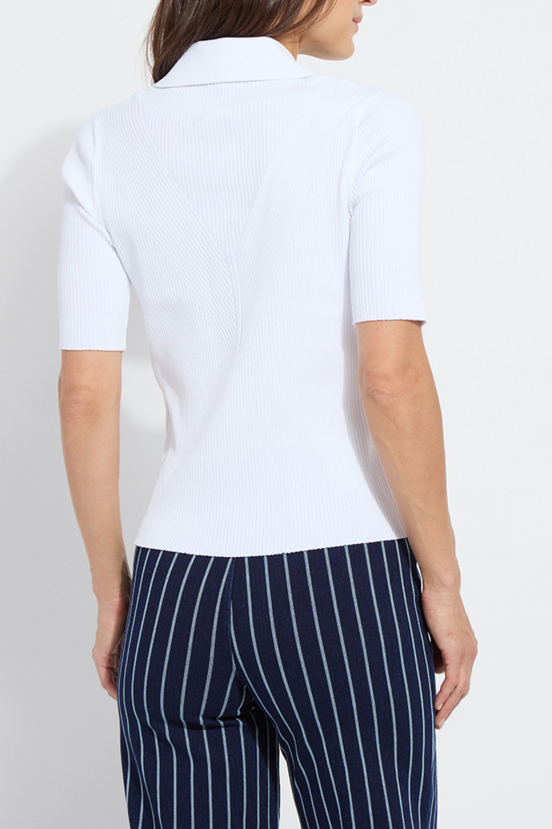 LYSSE | Kenzie Ribbed Knit Polo