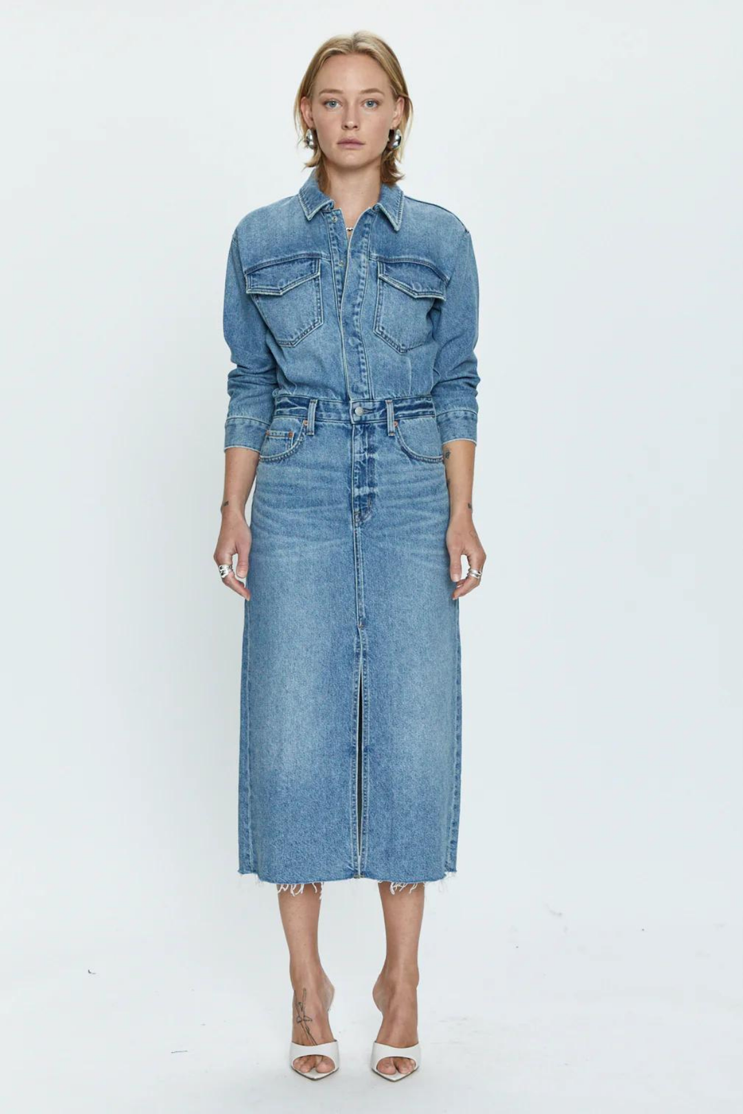 PISTOLA | AMIRA DENIM DRESS