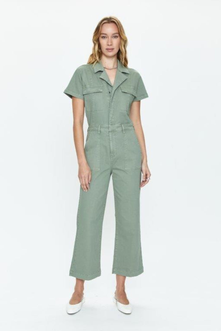 PISTOLA | MAKENNA JUMPSUIT- OLIVE