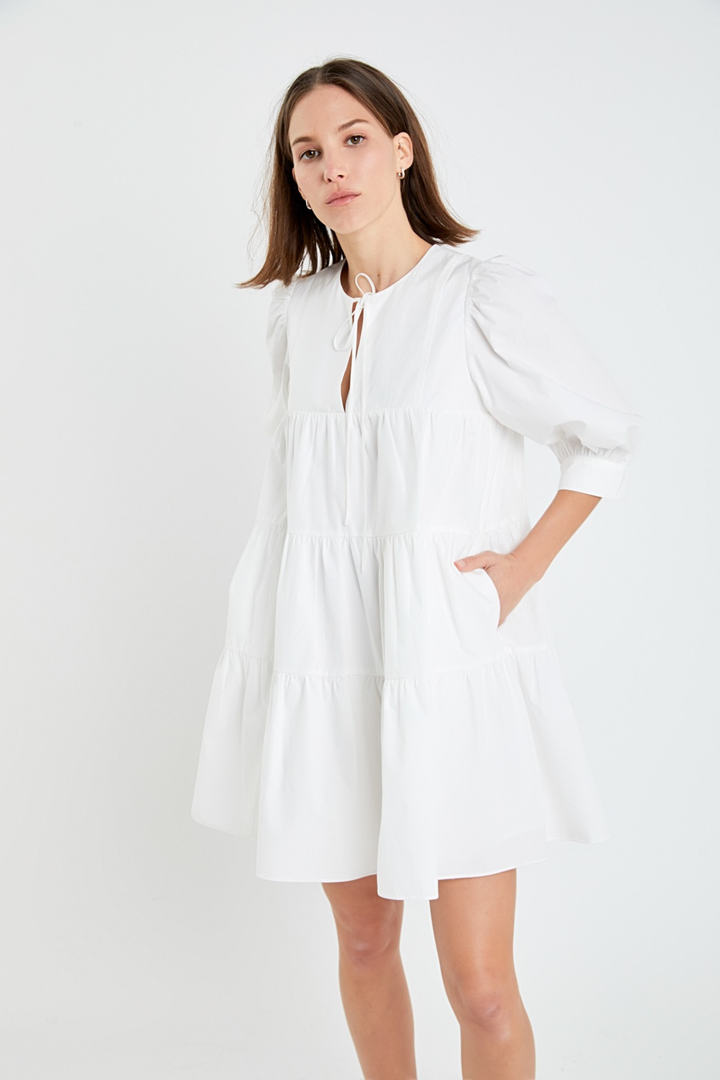 Hannah Poplin Mini Dress