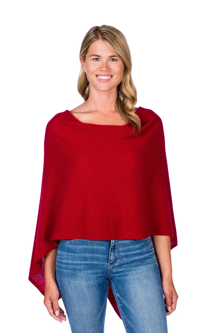 ALASHAN | Cashmere Topper - Red Velvet