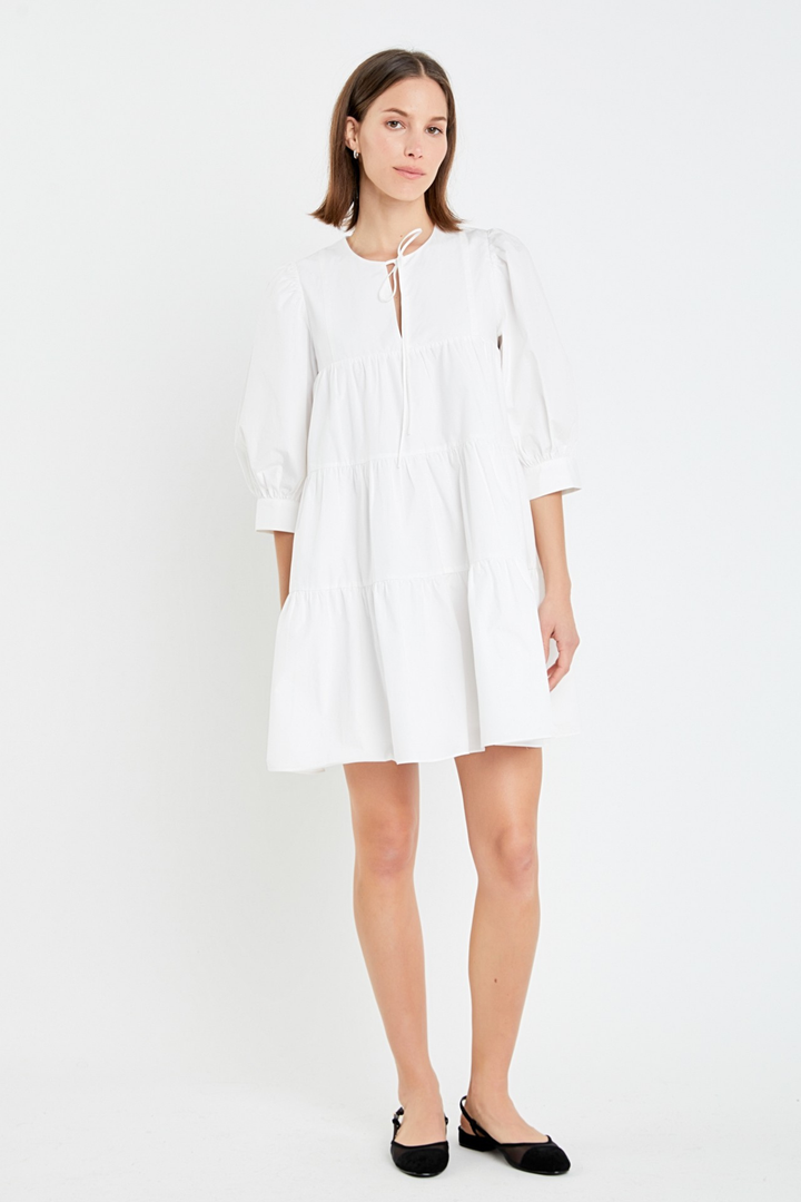 Hannah Poplin Mini Dress