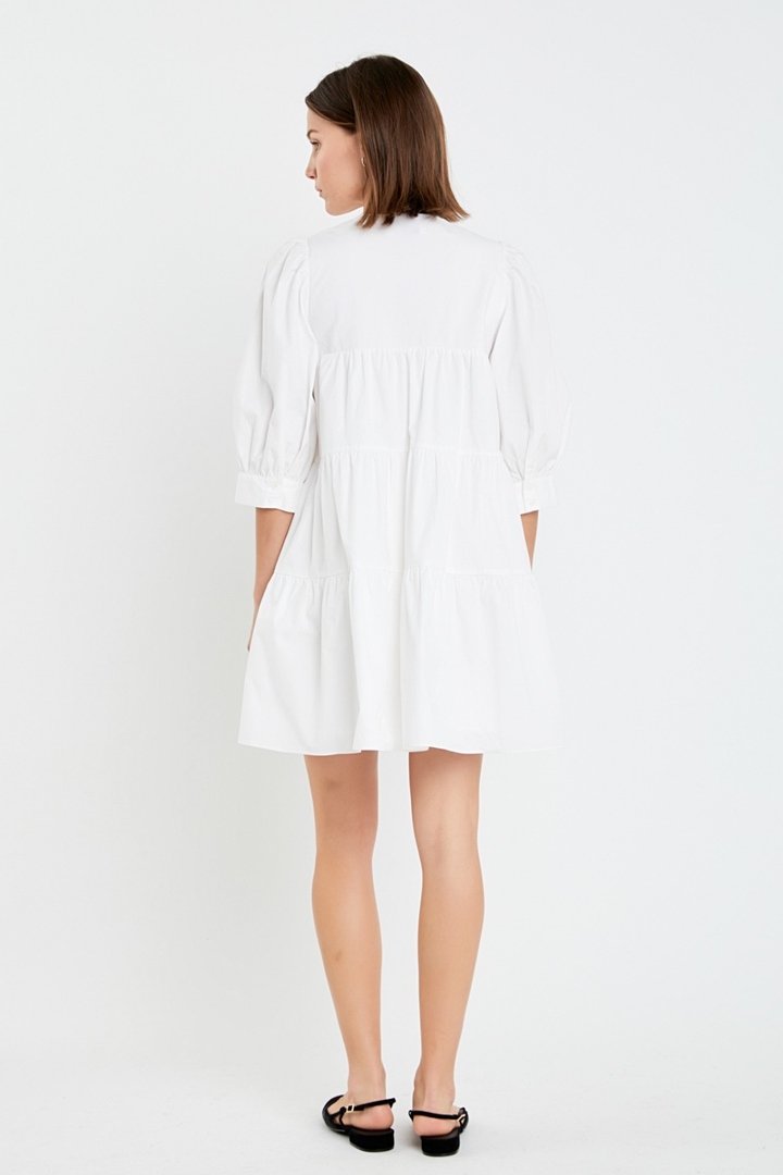 Hannah Poplin Mini Dress