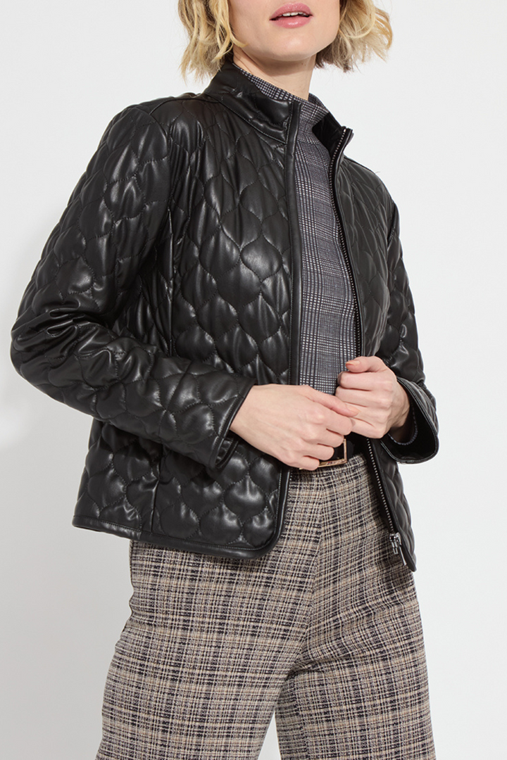 Lyssé | Brooklyn Quilted Vegan Leather Jacket