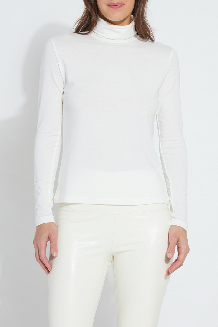 LYSSE | Essential LS Turtleneck- White