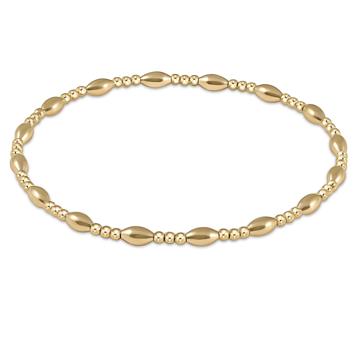 Enewton Signature Cross Pattern 2.5mm Bead/4mm Cross Bracelet-Gold –  Adelaide's Boutique