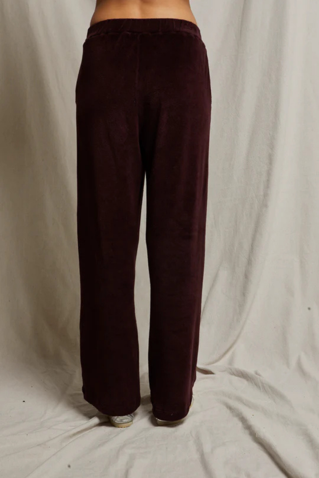 Holly Velour Pant- Blackberry