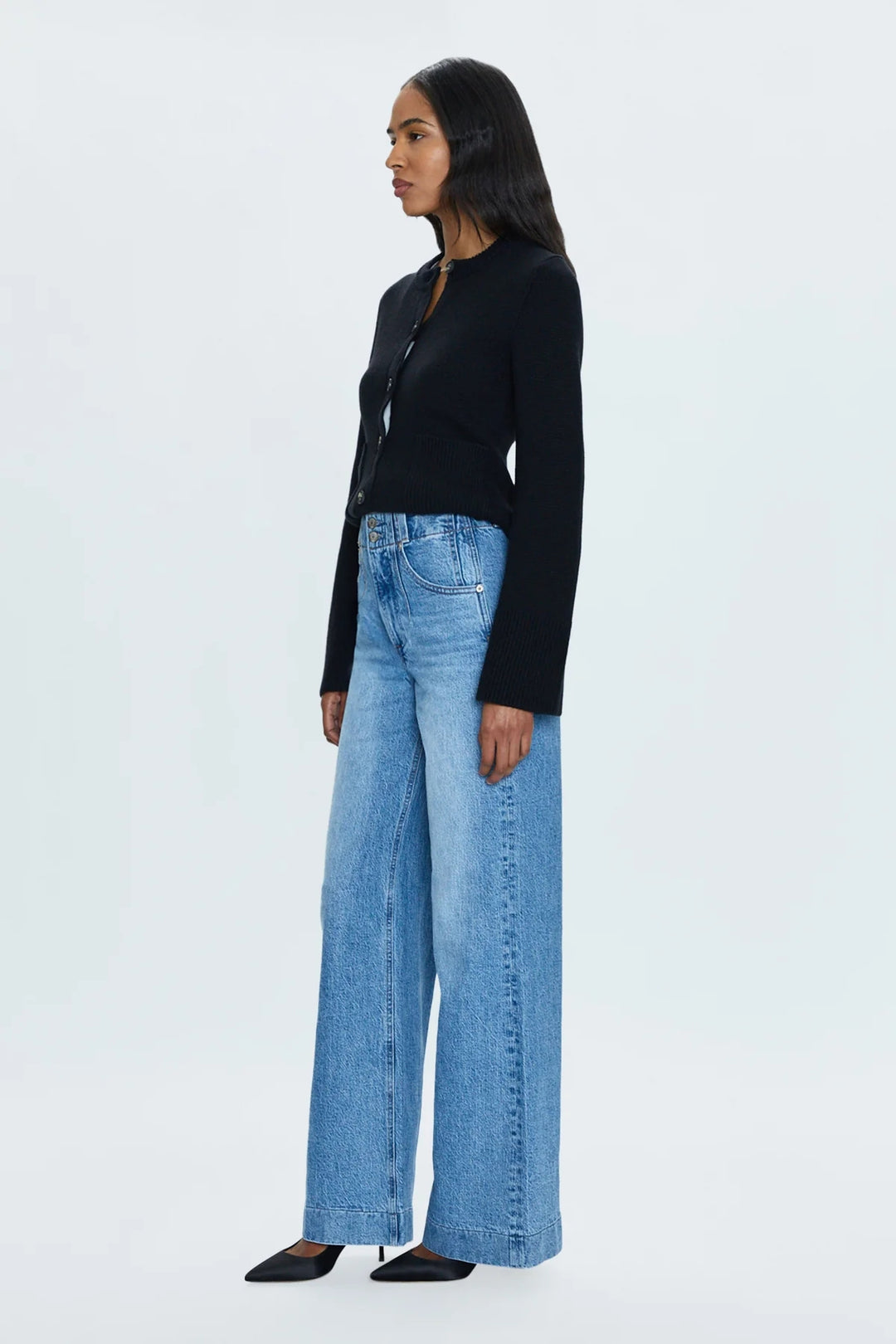 PISTOLA | LANA DOUBLE BUTTON JEANS