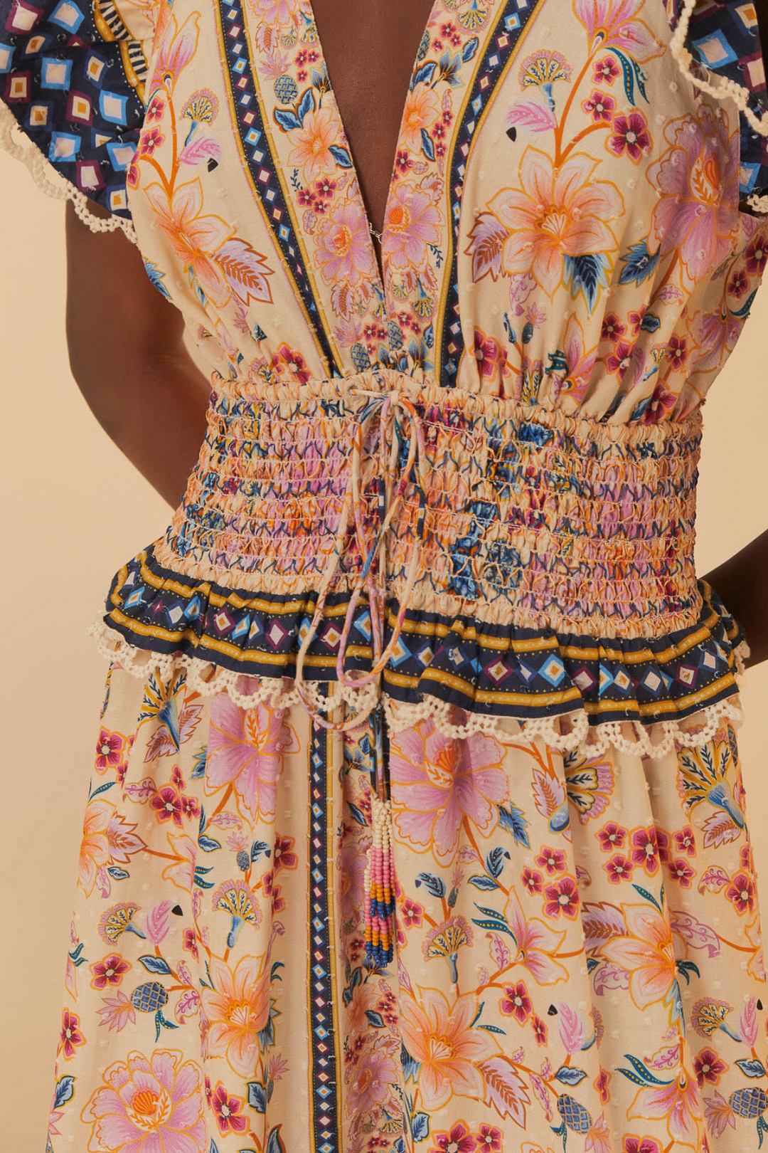 FARM RIO | SUPERBLOOM TAPESTRY MAXI DRESS