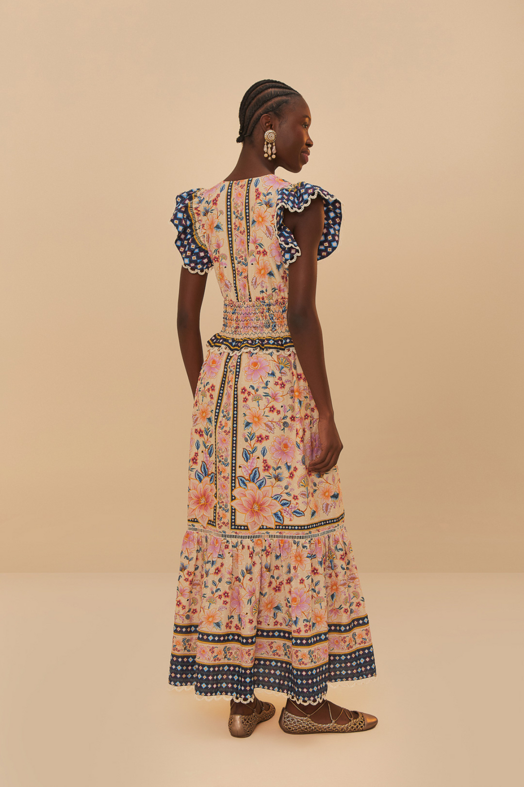 FARM RIO | SUPERBLOOM TAPESTRY MAXI DRESS