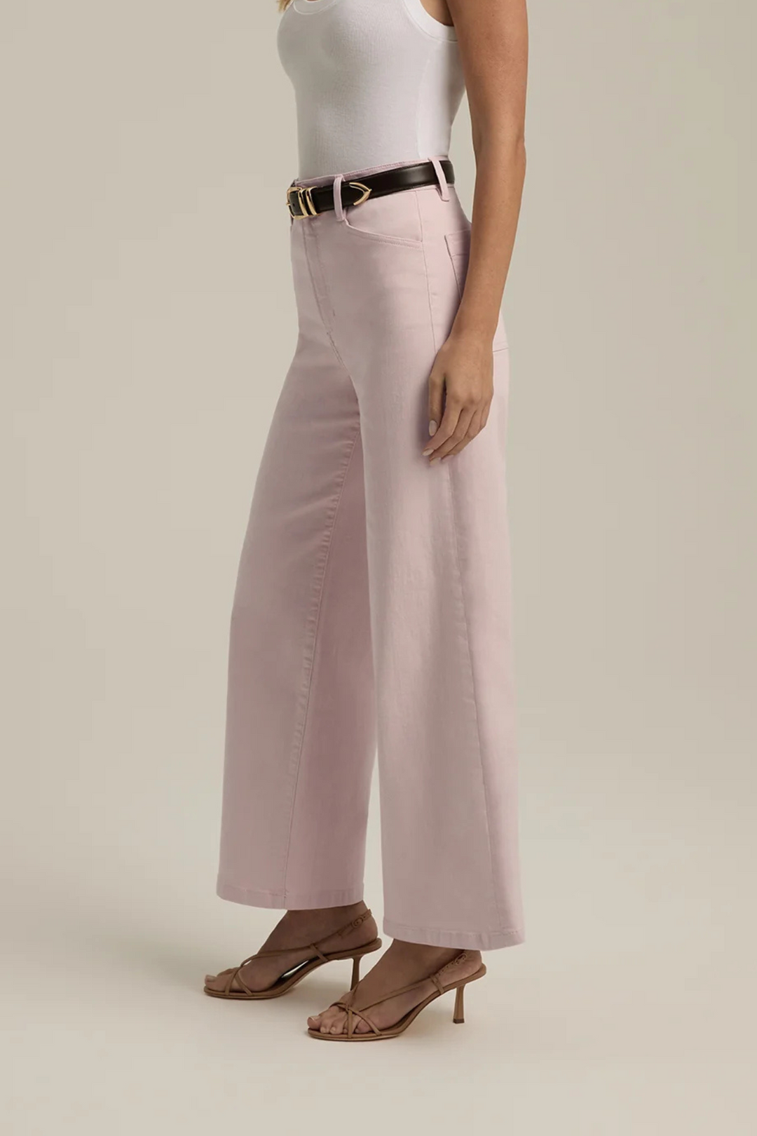 FAVORITE DAUGHTER | MISCHA HR WIDE LEG- PINK