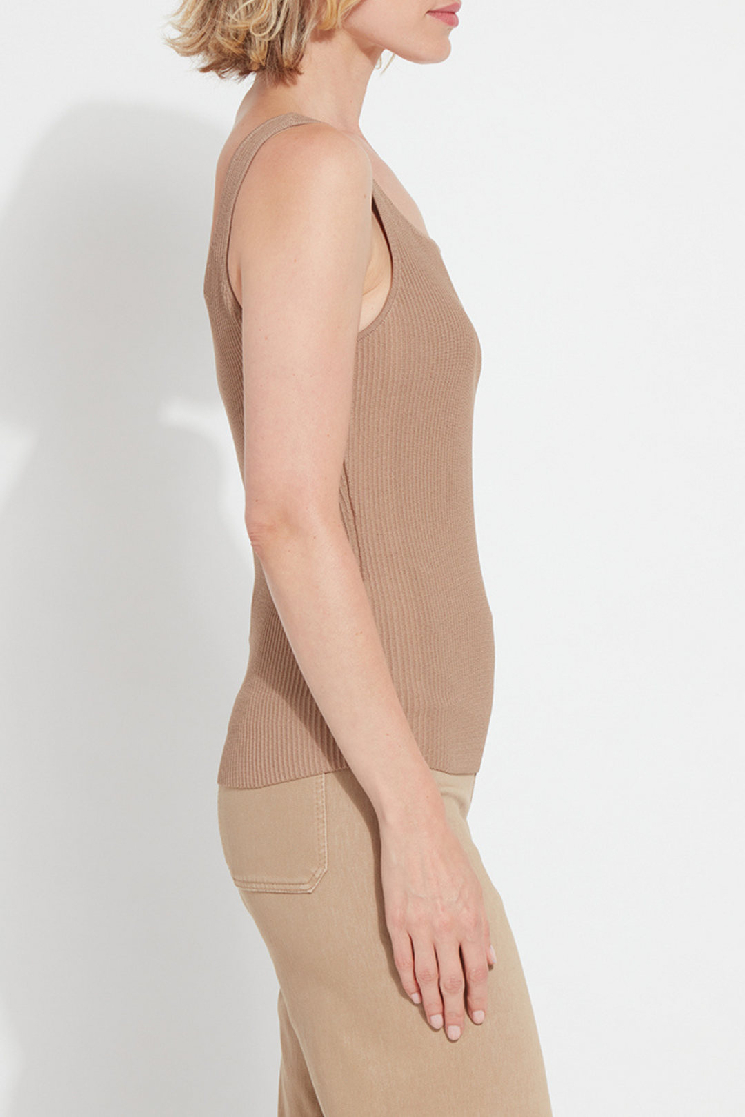 LYSSE | Avril Sculpt Tank-Tan