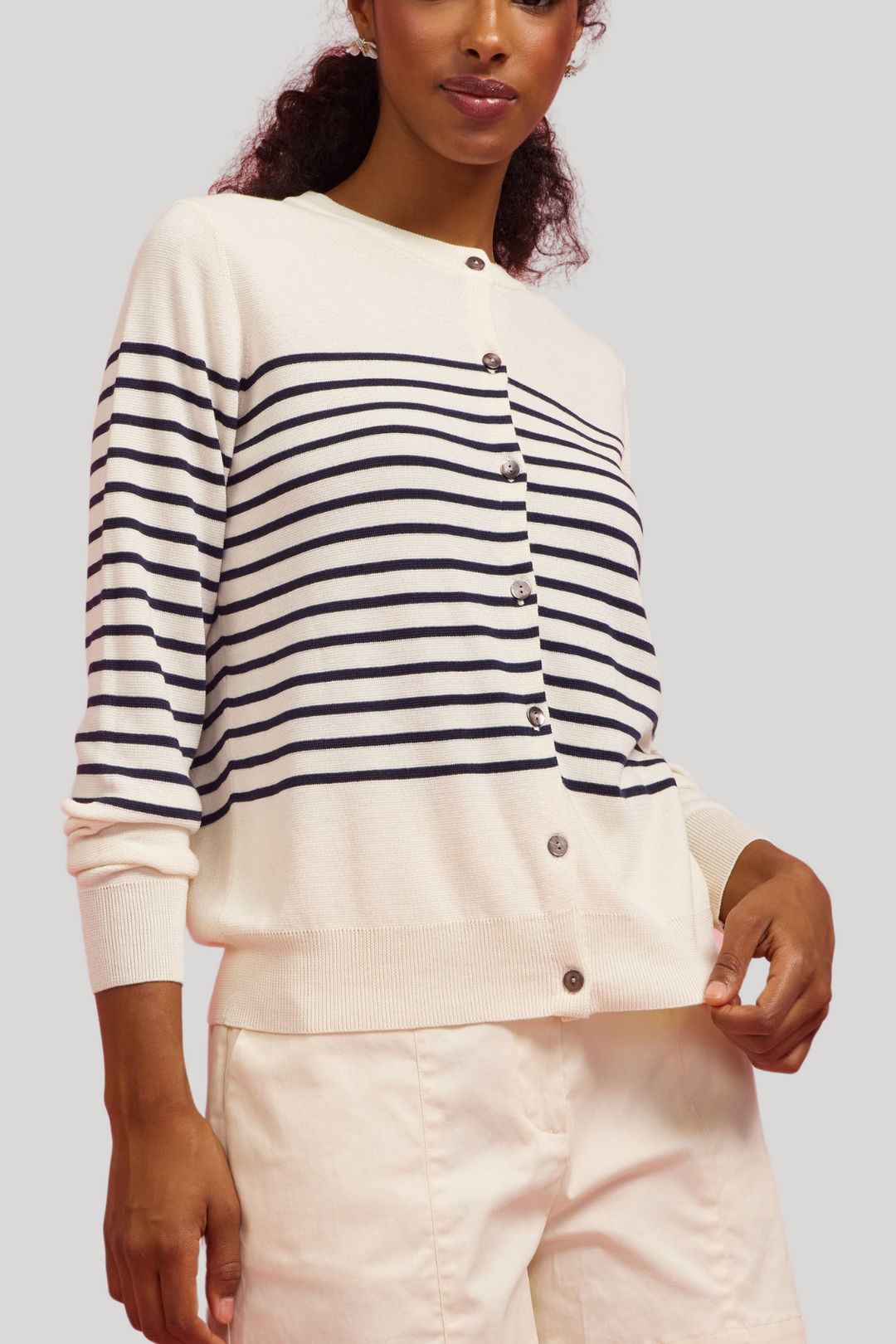 Serena Stripe Cardigan