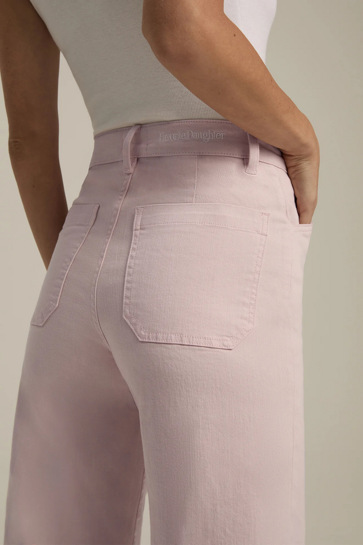 FAVORITE DAUGHTER | MISCHA HR WIDE LEG- PINK